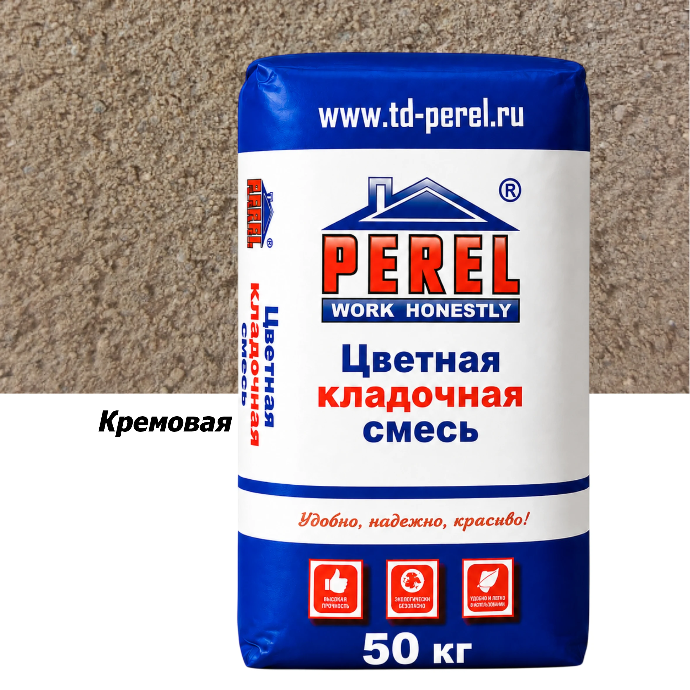 Кремовая кладочная смесь Perel SL 50 кг