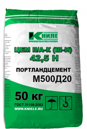 ЦЕМ II/FА-К (Ш-И), 42,5Н (М500) 50кг