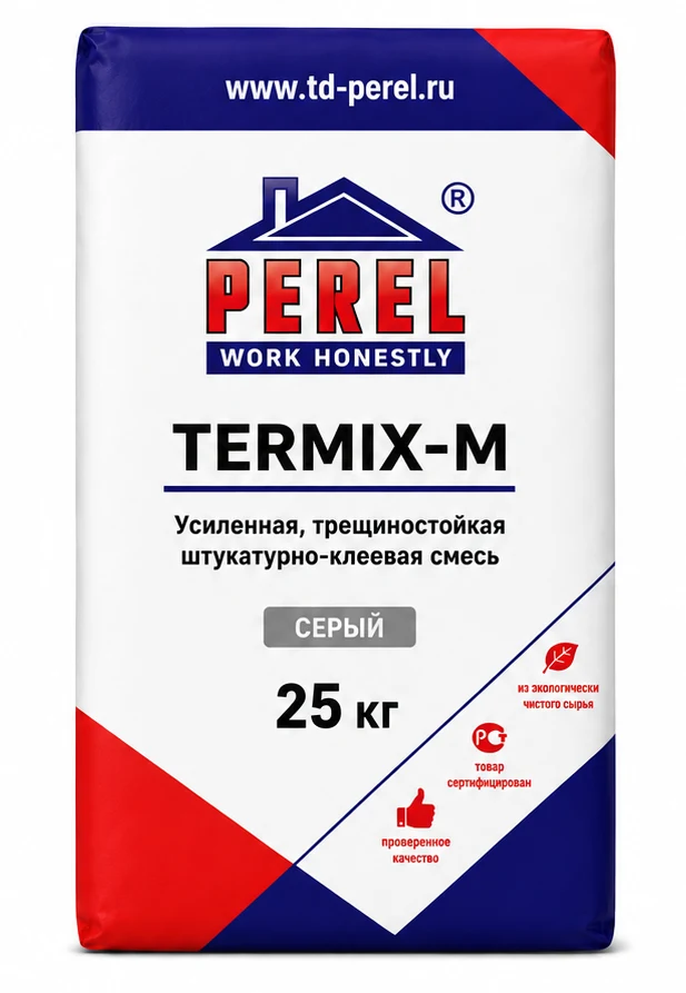 Perel Termix-M, 25 кг, штукатурно-клеевая смесь