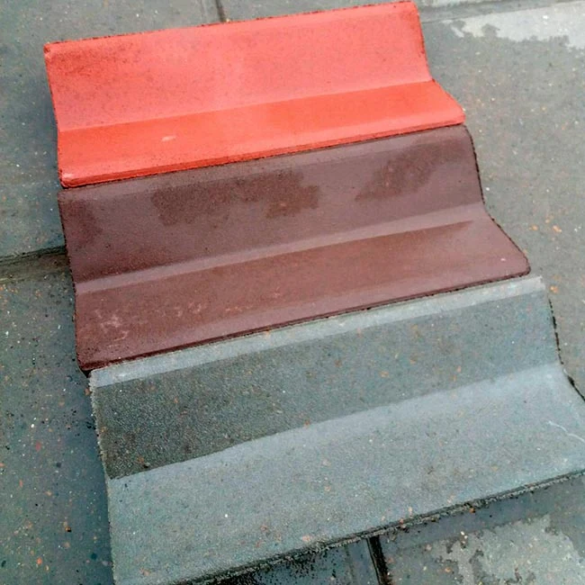 Водосток бетонный (400х170х70) красный, шоколадный, корица