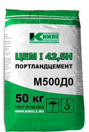 ЦЕМ I 42,5Н, (М500) 50кг