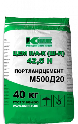 ЦЕМ II/Ш-И 42,5Н (М500Д20)