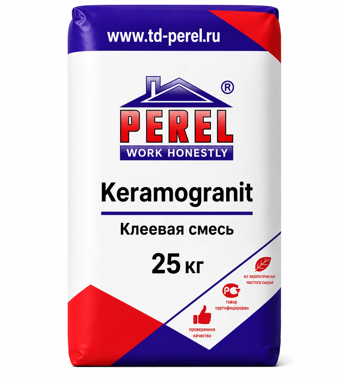 Perel Keramogranit C1T, 25 кг, клеевая смесь